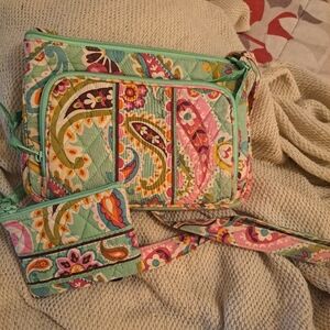 Vera Bradley Tuttu Frutti Crossbody Purse With Coin Pouch